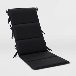 Room Essentials Adirondack Outdoor Chair Cushion Black 18"x42" NEW